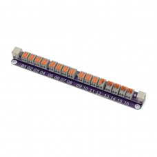 Standard 16Kanal-Schiene mit 2xRJ-45