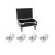 EUROLITE Set 4x LED THA-40PC ws + Case