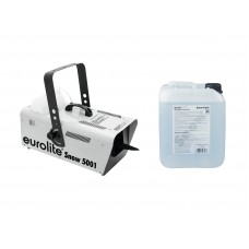 EUROLITE Set Snow 5001 Schneemaschine + Schneefluid 5l