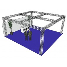 ALUTRUSS Traversenset QUADLOCK 6082 Quadrat 7,71x7,71x3,5m (BxTxH)