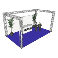 ALUTRUSS Traversenset QUADLOCK 6082 U-Form 7x4x3,5m (BxTxH)