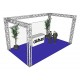 ALUTRUSS Traversenset QUADLOCK 6082 U-Form 7x4x3,5m (BxTxH)