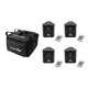 EUROLITE Set 4x AKKU TL-3 QuickDMX + Soft-Bag