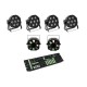 EUROLITE Set 4x LED SLS-7 HCL Floor + 2x LED FE-700 + DMX LED Color Chief Controller