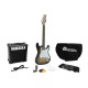 DIMAVERY EGS-1 E-Gitarren-Set, sunburst