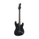 DIMAVERY ST-312 E-Gitarre, satin schwarz