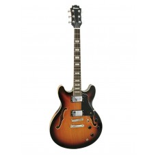 DIMAVERY SA-610 Jazz-Gitarre, sunburst