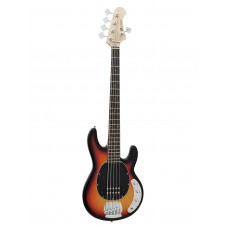 DIMAVERY MM-505 E-Bass, 5-saitig, sunburst