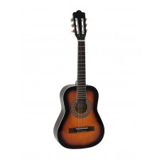 DIMAVERY AC-303 Klassikgitarre 1/2 sunburst