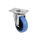 ROADINGER Lenkrolle 100mm BLUE WHEEL hellblau