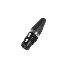 HICON XLR Buchse 3pol HI-X3CF-BLK