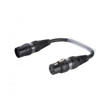 SOMMER CABLE Adapterkabel 3pol XLR(F)/5pol XLR(M)0,15m