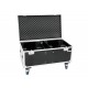 ROADINGER Flightcase 2x THA-250F mit Rollen