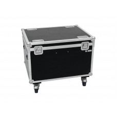 ROADINGER Flightcase 4x LED THA-100F/THA-120PC mit Rollen