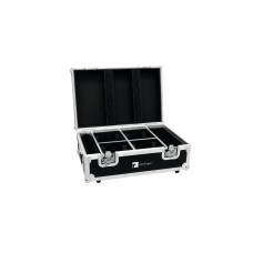 ROADINGER Flightcase 4x AKKU TL-3 Trusslight QuickDMX mit Ladefunktion