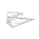 DECOTRUSS SAC-19 Ecke 2-Weg 45° silber