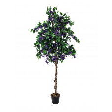 EUROPALMS Bougainvillea, lavendel, Kunstpflanze, 150cm