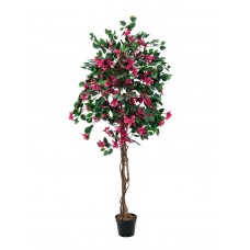 EUROPALMS Bougainvillea, Kunstpflanze, rosa, 150cm