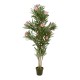 EUROPALMS Oleanderbaum, Kunstpflanze, rosa, 150 cm