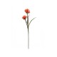 EUROPALMS Dahlie (EVA), Kunstpflanze, orange, 100cm