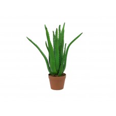 EUROPALMS Aloe-Vera-Pflanze, Kunstpflanze, 63cm