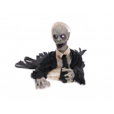 EUROPALMS Halloween Zombie, animiert 43cm