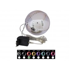 EUROPALMS LED Snowball 15cm, rot