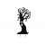 EUROPALMS Silhouette Metall Geisterbaum, 150cm