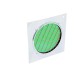 EUROLITE Dichro-Filter grün, Rahmen silber PAR-56