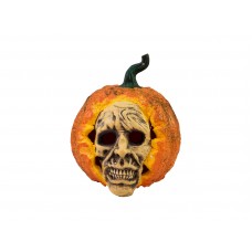 EUROPALMS Halloween Totenkopf-Kürbis, 26cm