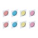 EUROLITE Set 8x Dichro-Filter, Rahmen silber PAR-56, farblich sortiert