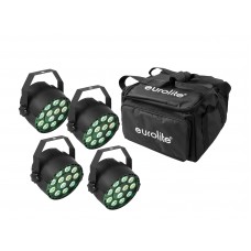 EUROLITE Set 4x LED PARty TCL Spot + Soft-Bag