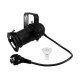 EUROLITE Set PAR-16 Spot GU-10 schwarz + GU-10 230V LED SMD 7W 6400K