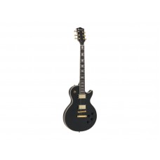 DIMAVERY LP-530 E-Gitarre, schwarz/gold