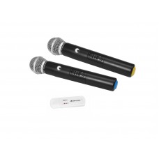 OMNITRONIC UWM-2HH USB Funkmikrofon-Set mit zwei Handmikrofonen