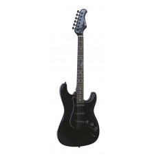 DIMAVERY ST-203 E-Gitarre, gothik-schwarz
