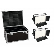 EUROLITE Set 2x LED PLL-360 3200K Panel + Case
