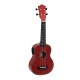 DIMAVERY UK-100 Sopran-Ukulele, flamed red