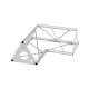 DECOTRUSS SAC-21 Ecke 2-Weg 90° silber