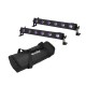 EUROLITE Set 2x LED BAR-6 UV Leiste + Soft-Bag