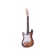 DIMAVERY ST-203 E-Gitarre LH, sunburst