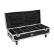 ROADINGER Flightcase 8x AKKU UP-4 QuickDMX mit Ladefunktion