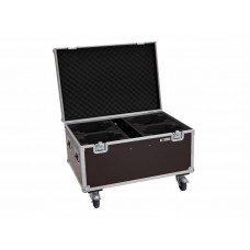 ROADINGER Flightcase 4x LED TMH-X4 mit Rollen