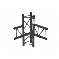 ALUTRUSS DECOLOCK DQ3-SPAT42 4-Weg T-Stück \/ sw