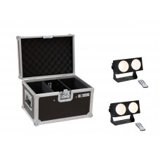 EUROLITE Set 2x LED CBB-2 COB WW Leiste + Case