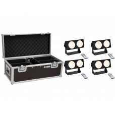 EUROLITE Set 4x LED CBB-2 COB WW Leiste + Case