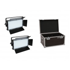 EUROLITE Set 2x LED PLL-480 CW/WW Panel + Case