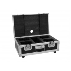 ROADINGER Flightcase 4x AKKU Dot 1 RGB/WW QuickDMX