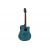 DIMAVERY STW-90 Westerngitarre, crystal blue
