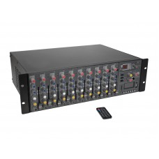 OMNITRONIC RM-1422FXA USB Rack-Power-Mixer